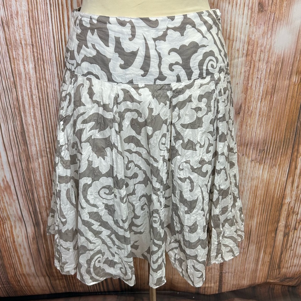 INC International Concepts Sequined Cotton Skirt‎